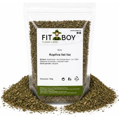 FITBOY Žihľava list rez 100 g