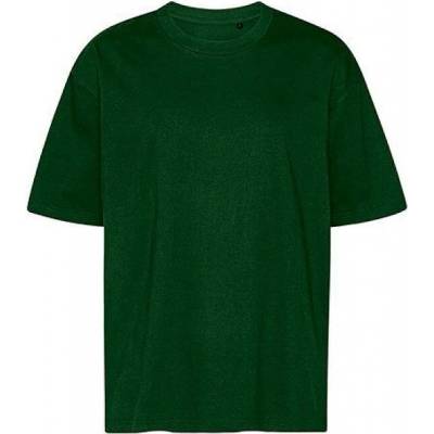 Tiger cotton by Neutral pánské oversize tričko Tiger zelená lahvová