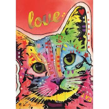 Image 1 of Educa - Puzzle Russo: Tilt Cat Love - 1 000 piese