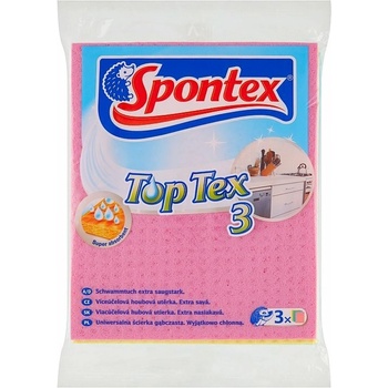 Spontex Top Tex viacúčelová hubová utierka 3 ks
