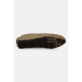 Emporio Armani мокасини мъжки от велур (EM003731.AF19687.U7012)
