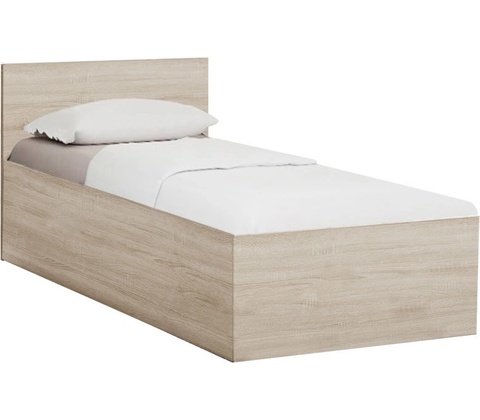 Textilomanie Sofia dub sonoma s latkovým roštom s matrací Deluxe 10 cm