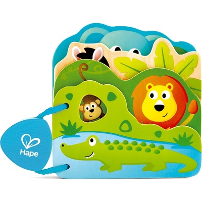 Hape Baby knížka Divočina
