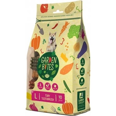 DUVO + Garden Bites Toby Toothbrush 10cm 10ks 270 g