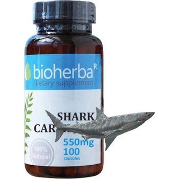 Image 1 of Bioherba Shark Cartilage 550 mg [100 капсули]