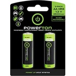Powerton акумулаторни Ni-MH батерии AA, 2 бр (WPABAAB2)