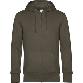 B&C Collection B&c king zipped hood / Мъжка блуза с цип - каки l (01u03k55503)