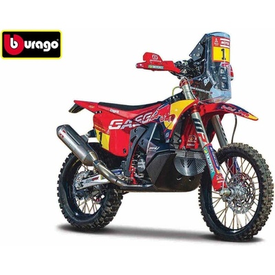 BburagoCycle Red Bull KTM Rally GasGas RX450F Dakar 2023 1:18