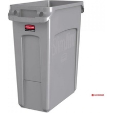 Rubbermaid Slim Jim s průduchy šedý 60 l