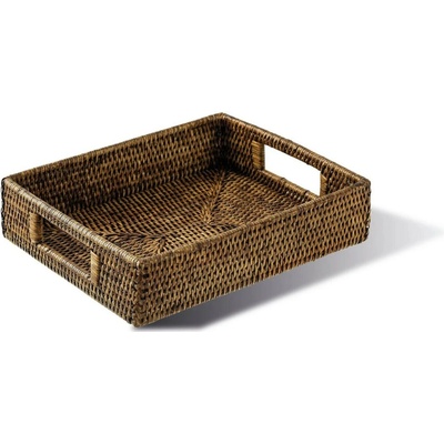 Sambonet Ratanový servírovací podnos kolekce Radici 32,5x26,5 cm medově hnědá 58233-05