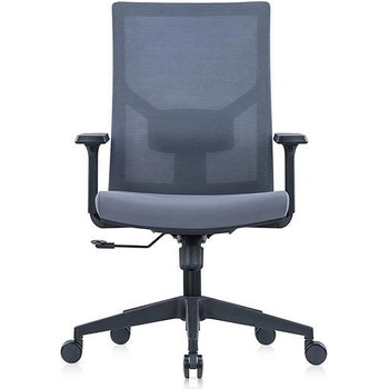 RFG Работен стол Snow Black W, светлосива седалка, светлосива облегалка (O4010120336)