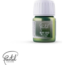 Fractal Colors Colors Tekutá metalická barva Olive Gold 30 ml