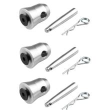 BeamZ Professional P33 Set of 3 Half Cone Connectors