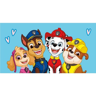 Jerry Fabrics · Dievčenská plážová osuška Tlapková patrola - Paw Patrol - motív Girl Pup Power s gramážou 320 gr./m2 - 70 x 140 cm