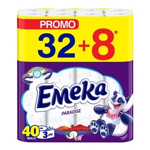 Emeka Емека тоалетна хартия 32+8 (е-87654)