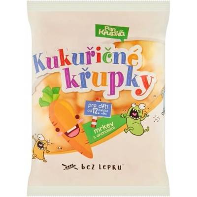 Chrumky kukuričné s príchuťou mrkva a ananás 40 g