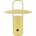 Jotex Жълта метална LED затъмняваща се настолна лампа (височина 24 cm) Venna - Jotex (2236739-02-0)