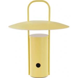 Jotex Жълта метална LED затъмняваща се настолна лампа (височина 24 cm) Venna - Jotex (2236739-02-0)