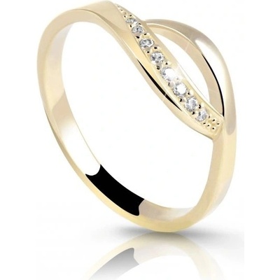 Cutie Jewellery zlatý prsteň so zirkónmi Z6736-2346 10 X 1
