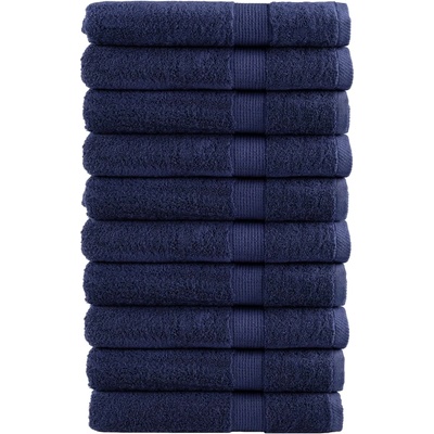 vidaXL Премиум кърпи за сауна SOLUND 10 бр сини 80x200 см 600 gsm (137268)
