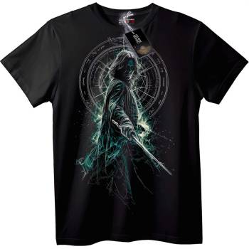 NOONEBRAND Тениска Мистичен Воин - 2XL, Black