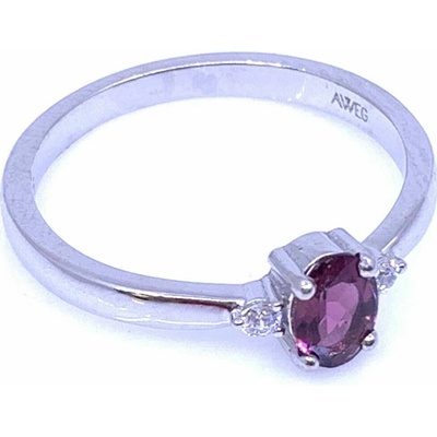 Jan Kos jewellery Stříbrný prsten s Turmalínem MHT 8157