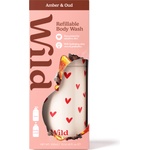 Wild Body Wash Heart Case Amber & Oud Душ гел, 300 ml, унисекс
