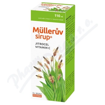Müllerův sirup s jitrocelem a vitaminem C 110 ml