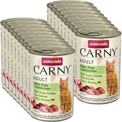 Animonda Carny Adult Kura morka a králik 18 x 400 g