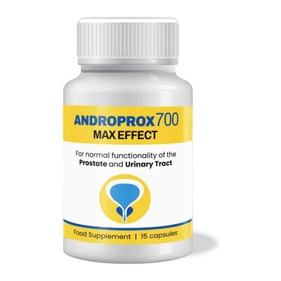 Androprox 700 Max Effect поддържа простатата и пикочните пътища - 15 капсули