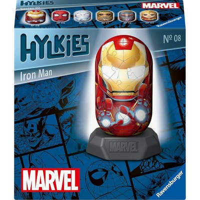 Ravensburger 3D Пъзел Ravensburger от 54 части - Марвел: Железният човек (12001157)