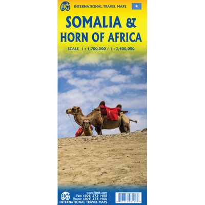 Somalia & Horn of Africa - přehledová mapa
