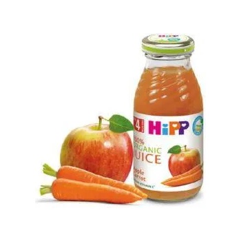 HiPP Сок Hipp, Ябълки и моркови, 200мл, 9062300120759