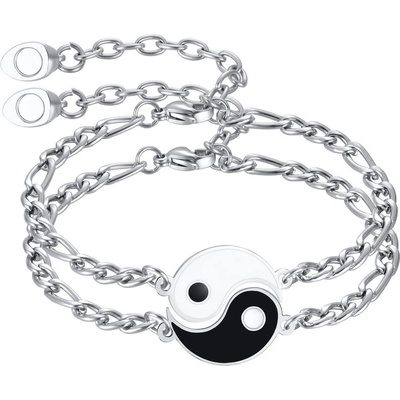 Talitha Комплект от две гривни " Ин и Ян"