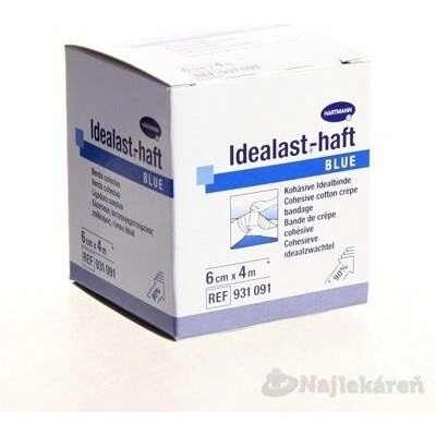 Idealast Color Cohesive krátkotažné obinadlo 6 cm × 4 m modré 1 ks