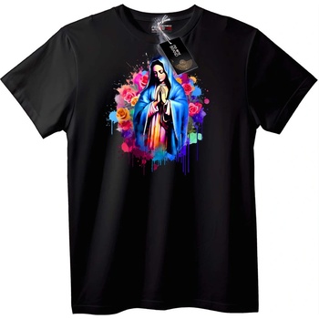 NOONEBRAND Тениска благословена Дева Мария - L, Black