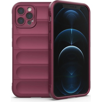 HQWear Кейс Magic Shield Case за iPhone 12 Pro, гъвкав, брониран кейс, бордо (KXG0035812)