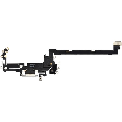 Nabíjecí obvod + Flex kabel iPhone 17 Pro (Premium) (US) – stříbrný IPH1995