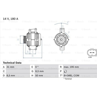BOSCH Generátor 0986081910