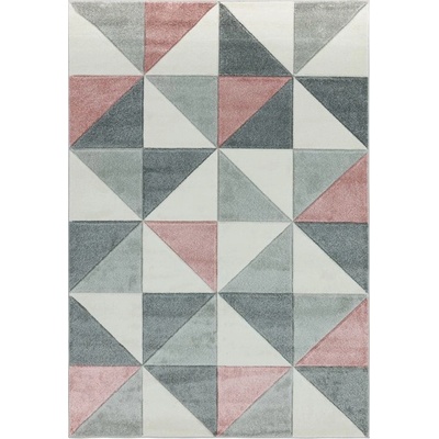 Makro Abra Sketch SK05 Geometrický vzor šedý krémový