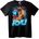 NOONEBRAND Тениска Ryu Хадоукен - 7XL, Black