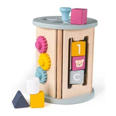 Bigjigs Toys - Дървен сортер с активности (34047)