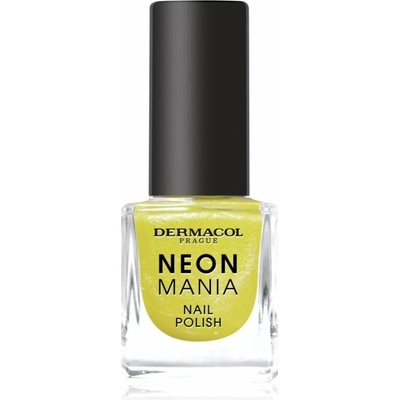 Dermacol Neon Mania lak na nechty odtieň 4 Lemon pop 5 ml