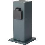 Brilagi - Външна колона pillar 1z schuko 230v ip44 антрацит (bg1533)