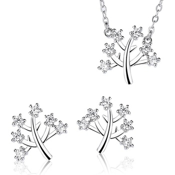 Silenti Jewelry Сребърен комплект "Дървото на Живота