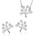 Silenti Jewelry Сребърен комплект "Дървото на Живота