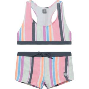 Color Kids Детски комплект бикини Color Kids Kid's Bikini AOP Bikini - Coral Blush - размер 134 (EU) (750-2555-0218)