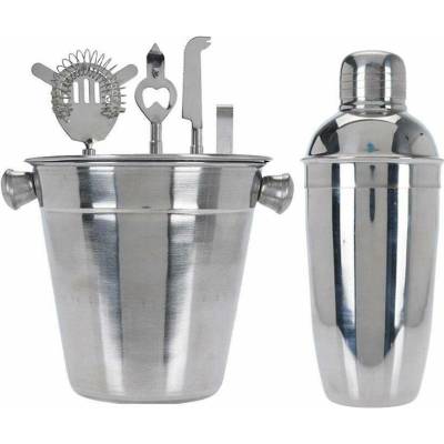 Excellent Houseware Barmanská souprava Chrom 6-dílná