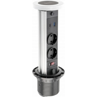 GTV 2 Plug + 2 USB 1,5 m Switch (AE-BPW2SCAM-10)