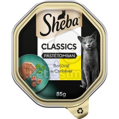 Sheba Classics мокра храна за котки - телешко, пилешко 85 г